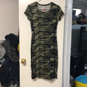 Camo colored dress